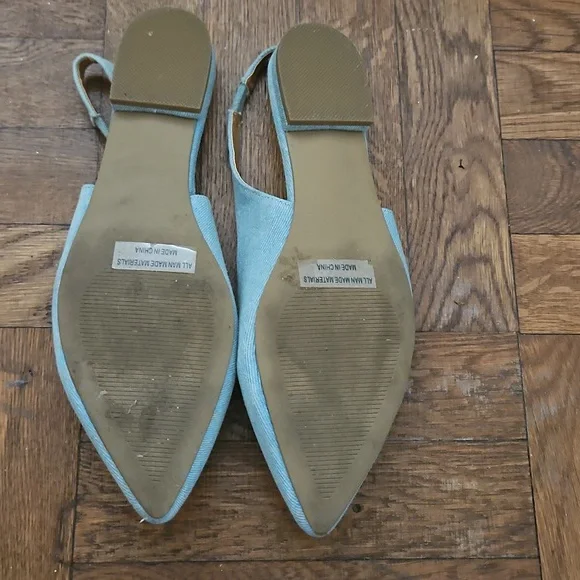 Women's Blue Slingback Flats Dolce Vita Sz 9 - Picture 2 of 4